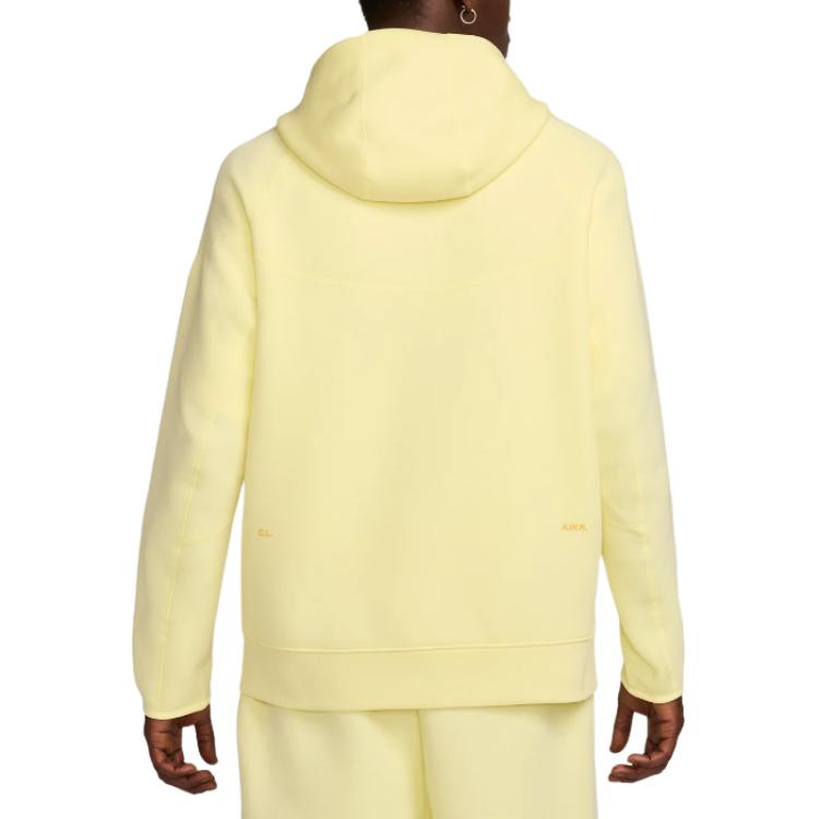 Nike Felpa con cappuccio NOCTA Tech Fleece con zip intera Tonalità Citron/Zolfo Vivace Unisex Top Giallo FD8453-821
