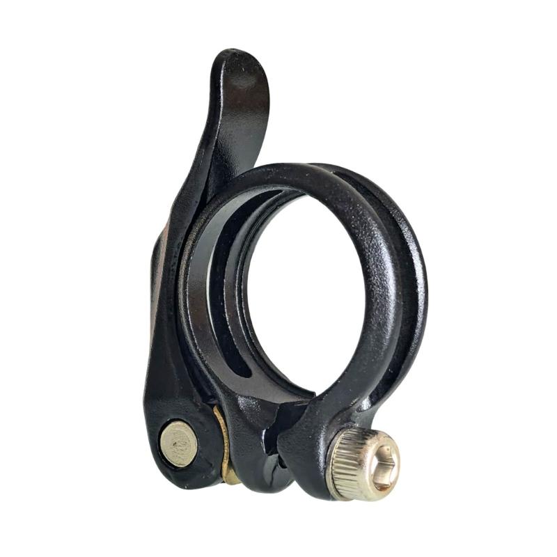 Quick Release Bicycles Seatpost Clamp Aluminum Alloy 34.9mm Seat Tube Clamp Road Bike Seat Tube Clip Easy to Install