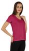Inkmeso Womens Short Sleeve V-Neck Shirts Casual Regular Fit Tee T-Shirt Basic
