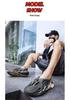 Cozy Camouflage Parent-Child Closed-Toe Beach Sandals for Spring/Summer - Unisex Casual Hollow Shoes