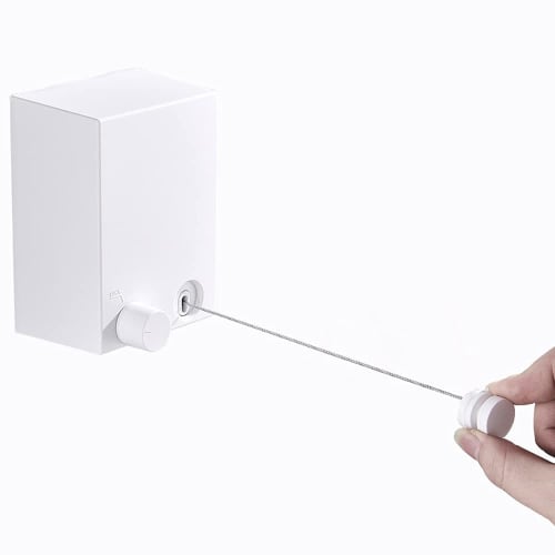 woshida Retractable Clothes Dryer - Heavy-Duty Clothes Dryer for Drying Clothes - Wall-Mounted Stainless Steel Self-Adhesive and Wall-Mounted Clothesl