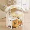 Large Capacity Stuffed Toy Storage Box PVC Plush Toy Storage Bag Doll Organizing Bag  Children