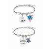 1pc Minimalist Stitch Themed Bracelet: Adjustable Snake Chain with Character Charm, Perfect for Daily Wear & Casual Outfits