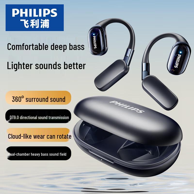 Philips Open-Ear True Wireless Bluetooth Sports Headphones