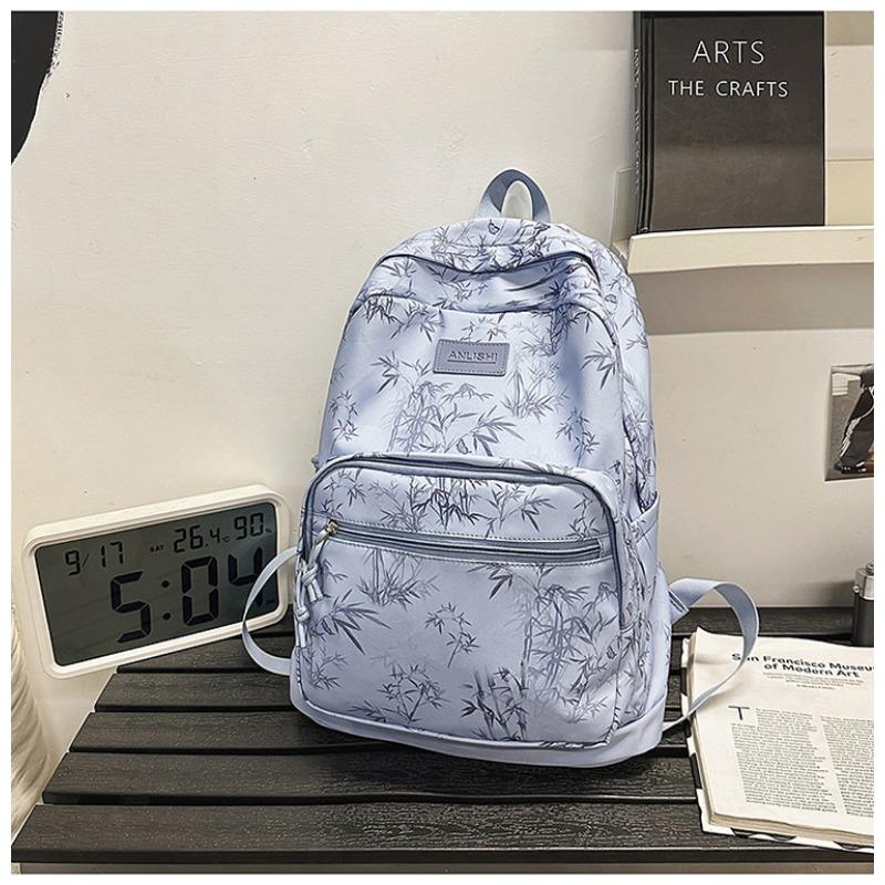 

Школьный рюкзак новый высокая ценность средний свежий бамбуковый рюкзак для пары легкий для путешествий весенний поход альпинизм рюкзак большой вместимости