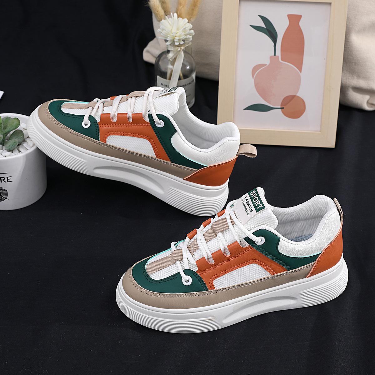 

New platform white shoes women s shoes student versatile shoes spring and autumn popular shoes children versatile casual sports board shoes 35