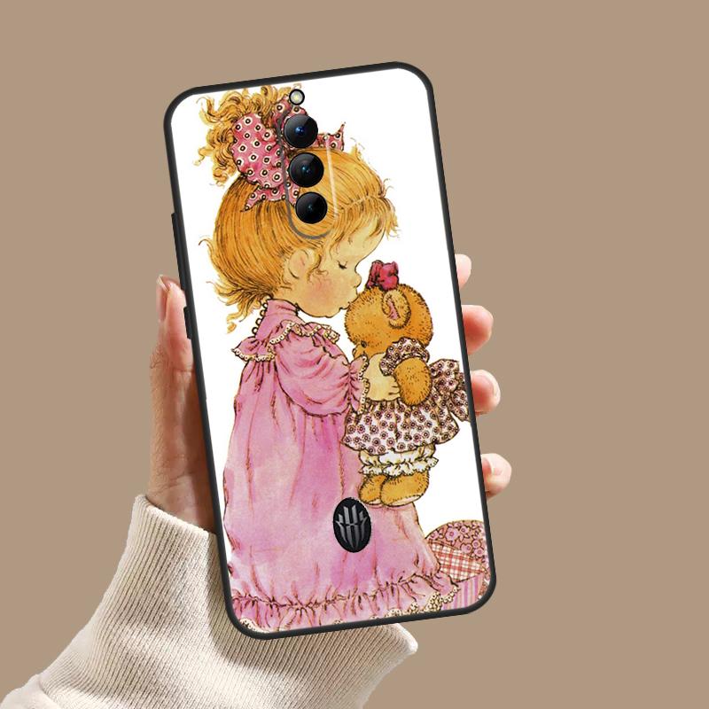 Sarah Kay pattern Case For ZTE Nubia Red Magic 10 10S 9S 8S 8 9 11 Pro Plus 6 7 6S 7S Pro 5G 6R 10 Air Cover