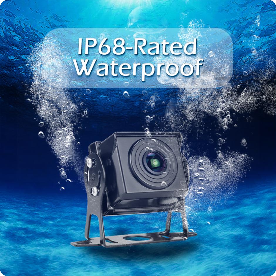 170° AHD 1080P Car Rear View Camera for Truck Monitor Paking Easy Installation 12-24V Bus Night Vision Reversing Camera