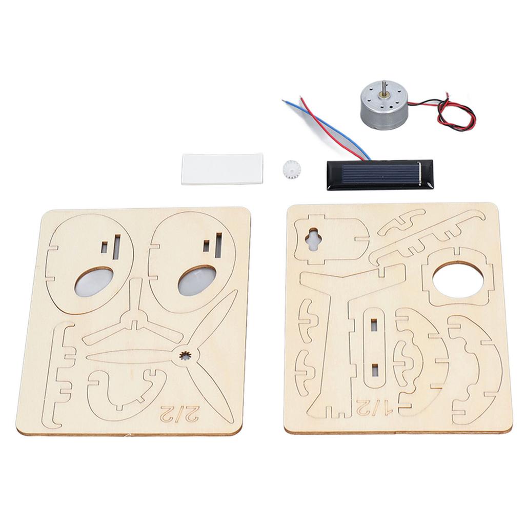 Wooden STEM Model Airplane 3D Puzzles DIY Wood Craft Assembly Project Kit Kids Gift Toys
