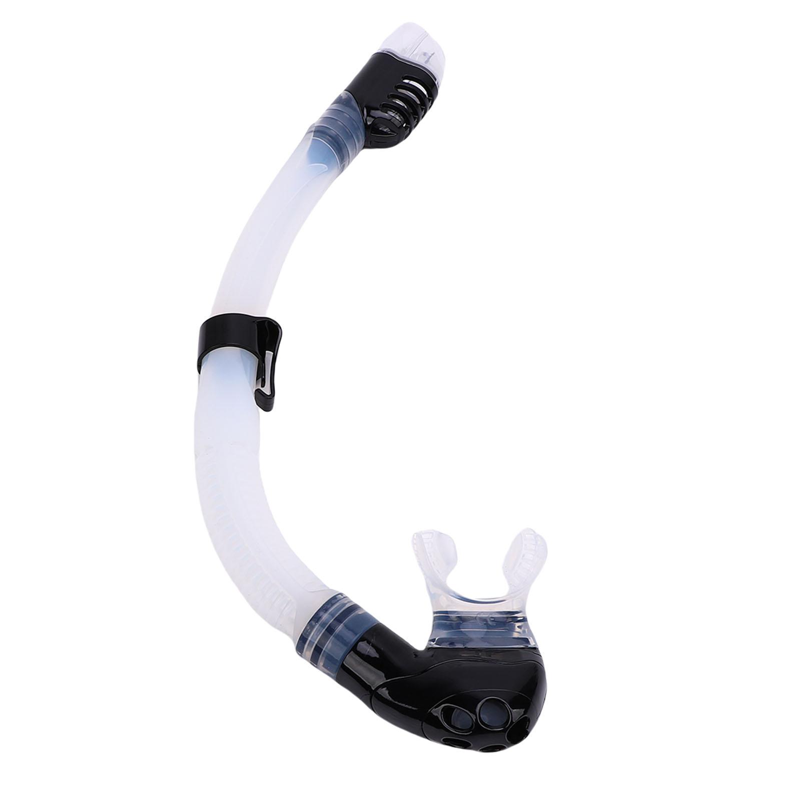 

Diving Snorkel Food Grade Silicone and PC Detachable Adjustable Fixator Semi Dry Snorkel Diving Breathing Tube for