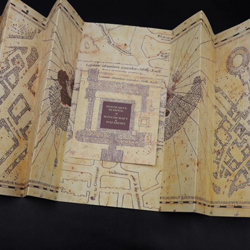 

77 см * 22 см карта мародера, рождественские подарки, экшн-карта, игрушки для подарка на день рождения