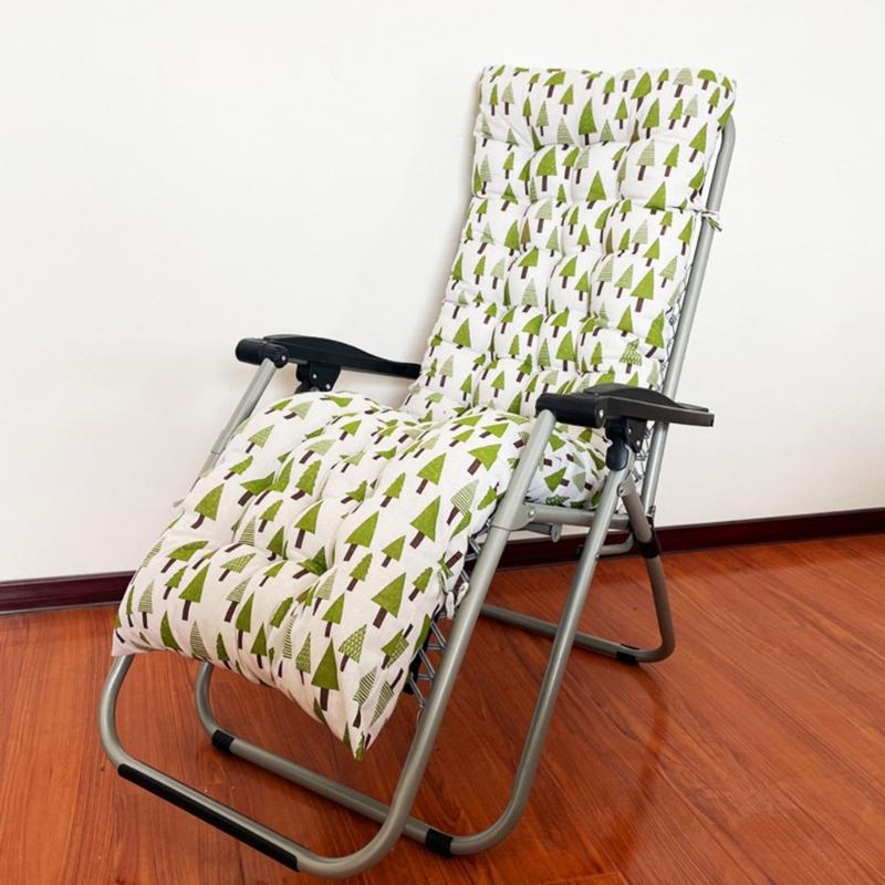 Thickened All Weather Lounges Chair Pad Waterproofs Cotton Polyester Blend Cushions For Chaise Lounges Indoor Outdoor Use