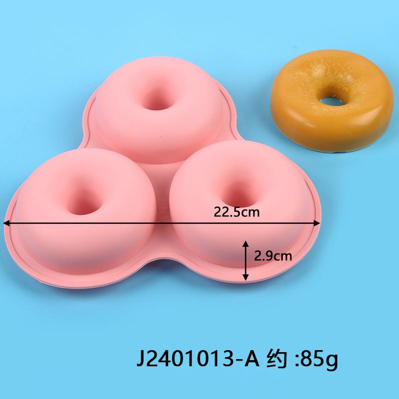 Air Fryer Egg Mold Round Shape Eggs Mold 3 Cavity Non-Stick Silicone Air Fryer Egg Pan Egg Steamer Cooking Mold Fried Egg Tool