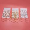 6 Pairs Mode Kreis Hoop Baumeln Ohrringe Frauen Promi Eardrop Schmuck Geschenk