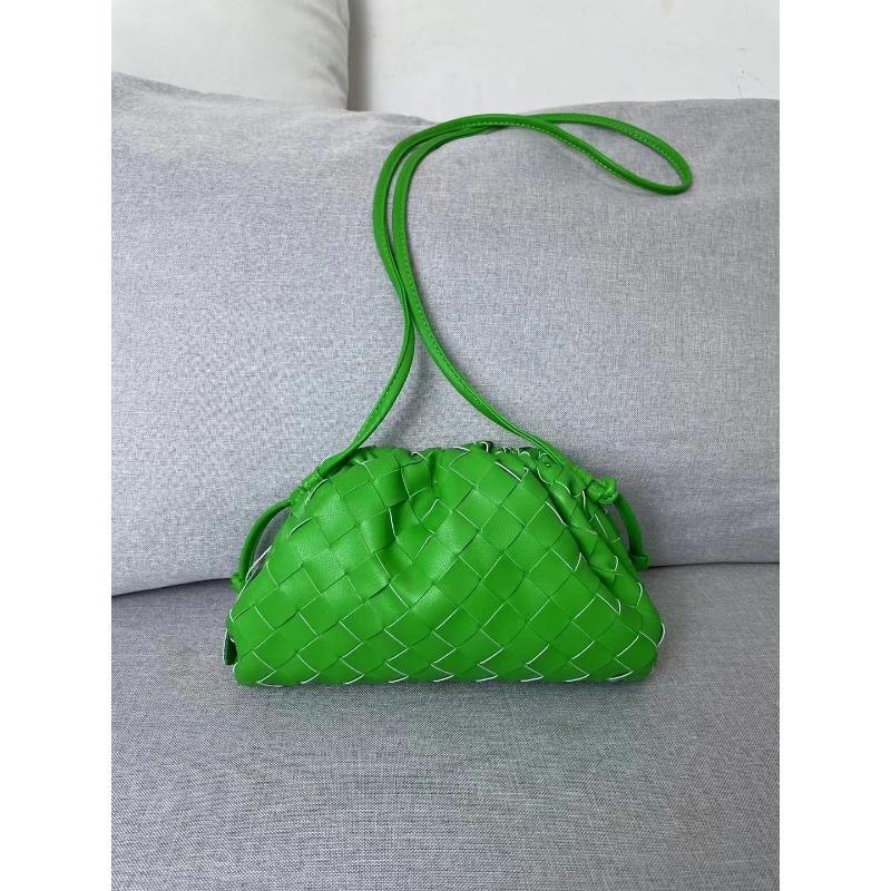 Women's New Pleated Dumpling Bag Genuine Leather Cloud Bag Cowhide Woven Shoulder Bag Crossbody Bag Ashi Ge Same Style