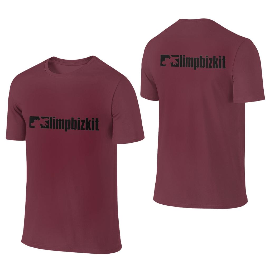 100 Cotton Limp Bizkit TShirt Unisexs Double Sided T Shirt Unisex ONeck Summer Shirts Tops Oversized