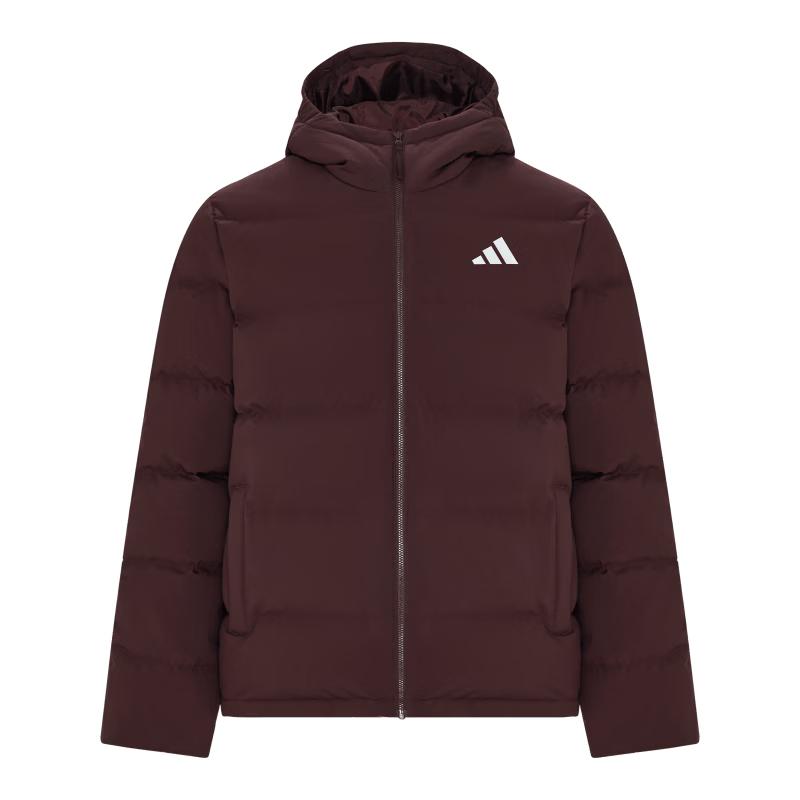 adidas Унисекс пуховая куртка с капюшоном, наполнитель 600 fill power