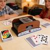 Battery Operated Automatic Card Shuffler for Poker, UNO, Blackjack and Texas Hold'em Portable Card Shuffler for Home Travel Party Casino Games