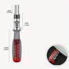 10-in-1 Multi-angle Ratchet Screwdriver Set Durable Multi Bits For Home And Industrial Repair Use