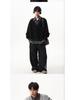 Autumn Faux Two-Piece Hoodie - Unisex Korean Style Loose Pullover with Shirt Collar