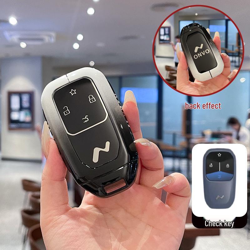 Nio LeDao L60 Key Case: ONVO Metal Shell Buckle Bag for Women