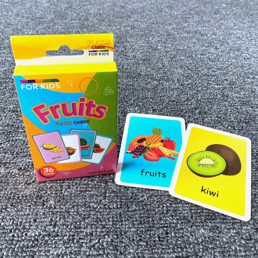 C3 Kids' Early Education Color Flash Cards - Hanging Box Set