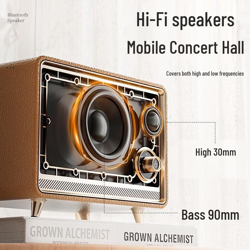 NEWMINE BT515 Retro Home Bluetooth Speaker