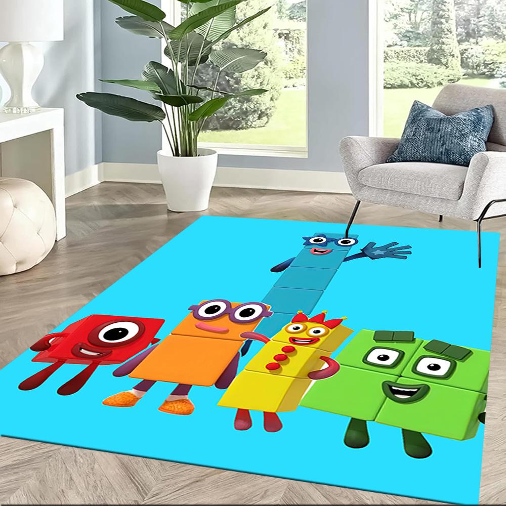 Numberblocks Area Rug Suitable For Decorate Room Living Rooms Dining Room Playrooms Antislip Rug Anime Office Decor Spiritual Gift