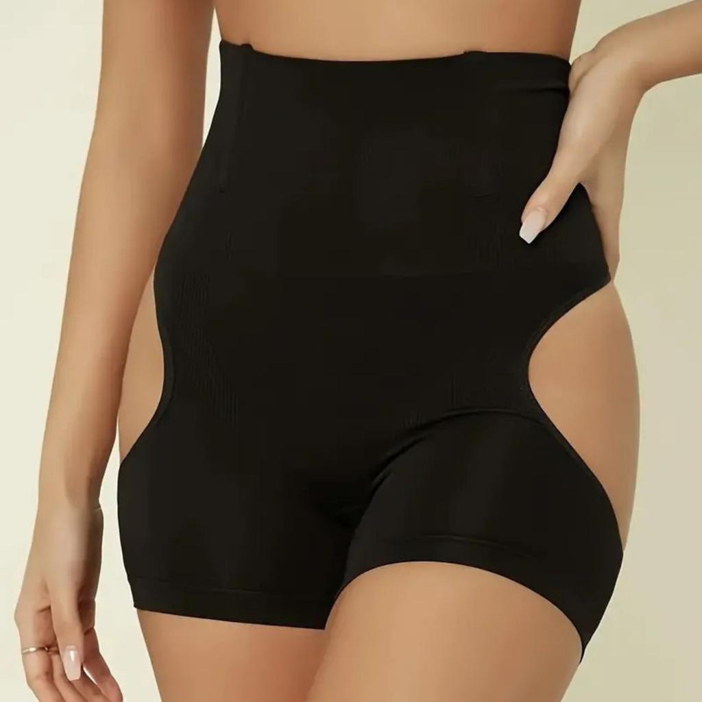 High Waist Body Shaping Shorts for Women Tummy Control Butt Lifting Open Back Seamless Compression Underwear Panty Briefs