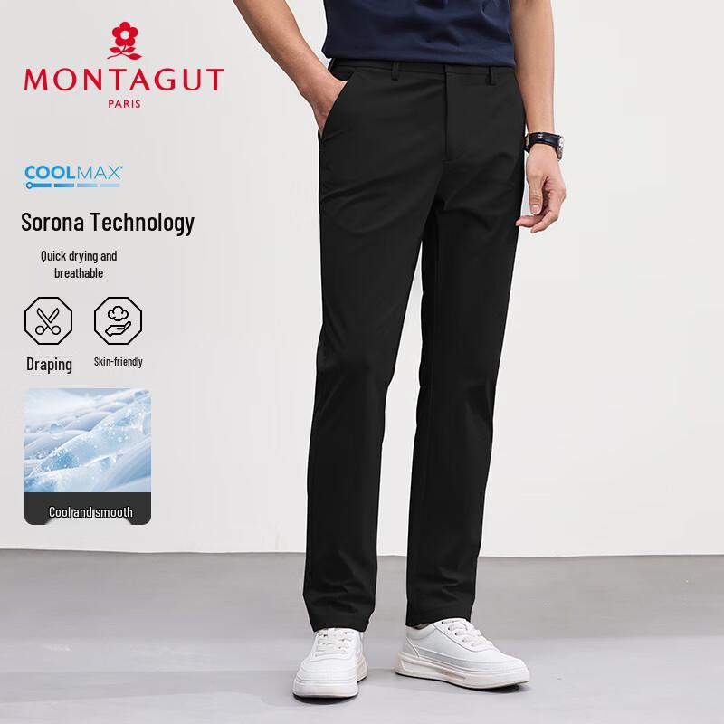 

MONTAGUT Men s Sorona Straight-Leg Casual Pants 35