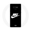 Case for Samsung Galaxy Note 9 Nike Logo White Black Background