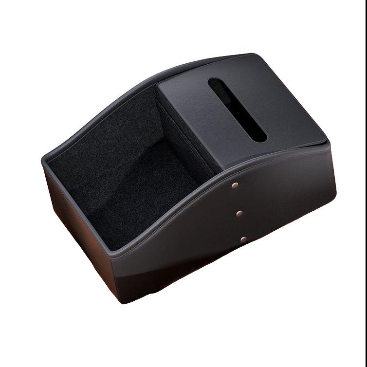 Multi-Function Car Armrest Storage and Tissue Box