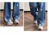 Women's High Waist Wide-Leg Jeans - Summer 2026, Thin, Petite, Loose Fit with Narrow Straight Cut