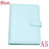 1 Pcs New Vintage Refillable Notebook File Folder Notepad Cover Leather Ring Binder Office Supplies