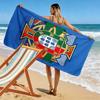 Royal Heraldry Ornate Symbols beach towel Outdoor camping Portable for travel quick-drying swim towel Outdoor pool towel swim Comfort beach towel