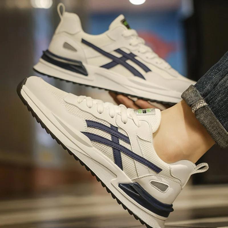 Herren-Sneaker, atmungsaktiv, Freizeitschuh, Schnürsport, Laufschuhe für Herren, Tennisschuhe, Zapatos Baratos Liquidación Envios Gratis