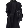 Men's Double-Breasted Wool Coat - British Korean Style, Mid-Length, Autumn/Winter Fashion