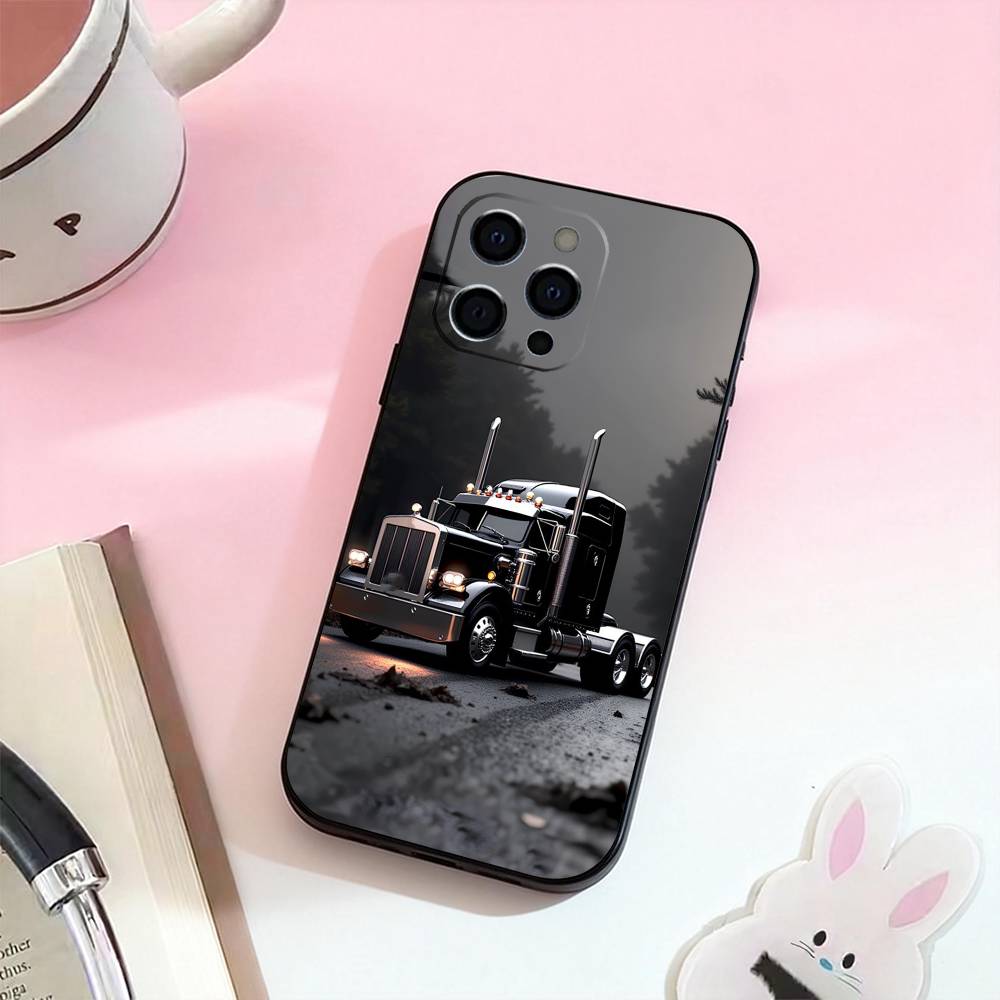 Cool H-Heavy Truck Car Phone Case For iPhone 17,16,15,14,13,12,11 Plus,Pro,Max,XS Silicone Soft Cover