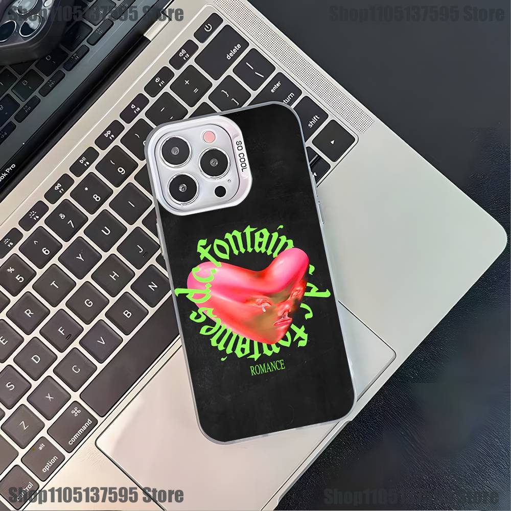 Fontaines DC Romance Phone Case For iPhone 17,16,15,14,13,12,11,Pro,XS,Max,Plus,Mini,SE4,E White Matte Shockproof Cover