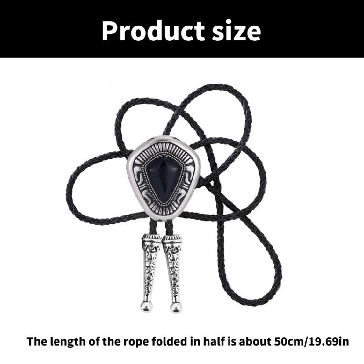 Bolo Tie Necktie Western Cowboy Necktie Necklace Male Costume for Sweater