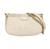 [Gebraucht] Multi Pochette Accessoires Fünf in Eins Mahjong Tasche Tragbar Goldene Kette Monogramm Leder Schultertasche Handtasche Clutch Cr - Sehr Gut #YPGGRU