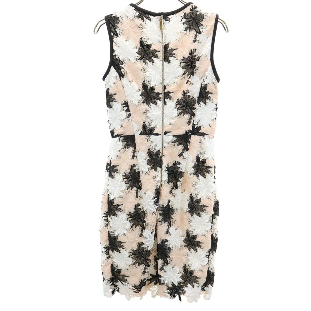 Kate Spade Цветочный Комбинезон для гонок без рукавов Белый система Застежка сзади Женский Б/у