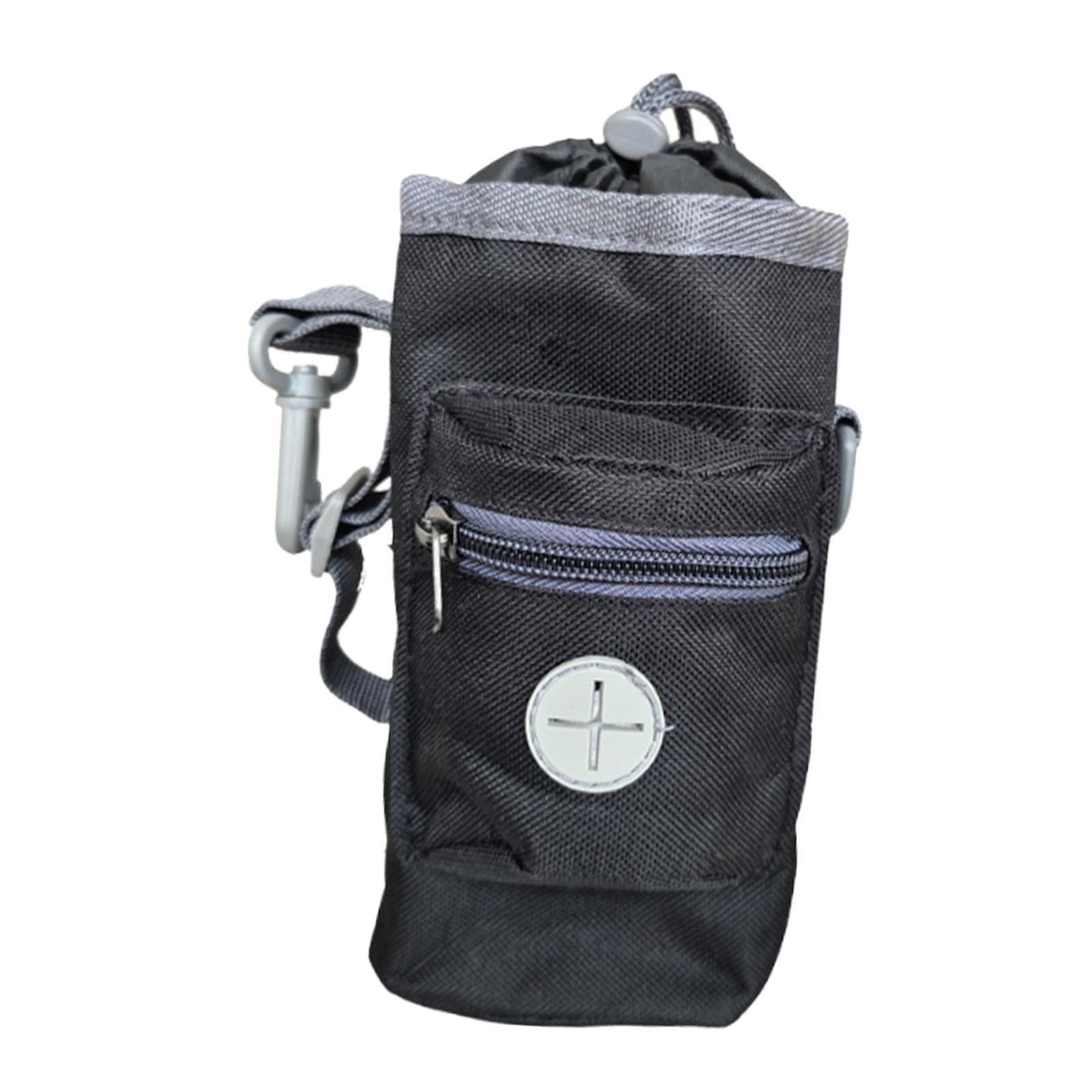 

Сумка для лакомств для собак Сумка для лакомств для собак 2 способа ношения с поясным ремнем Хранение еды и лакомств чёрный