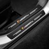 FXLST1 4pcs Car Threshold Strip Trunk Door Sill Protection Sticker For Fiat Abarth 595 Abarth 500 abarth 124 spider Auto Accessories