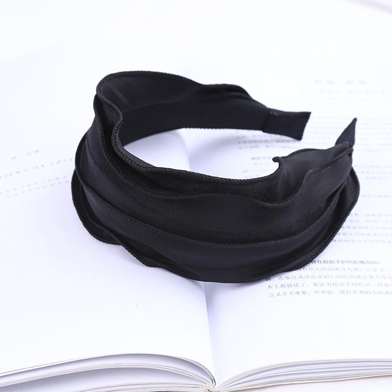 Modă Nouă Moale Femei Vară Păr Păr Cerc Păr Benzi Pentru Fete Culoare Solidă Bentițe Designer Bandă de Păr Accesorii de Păr