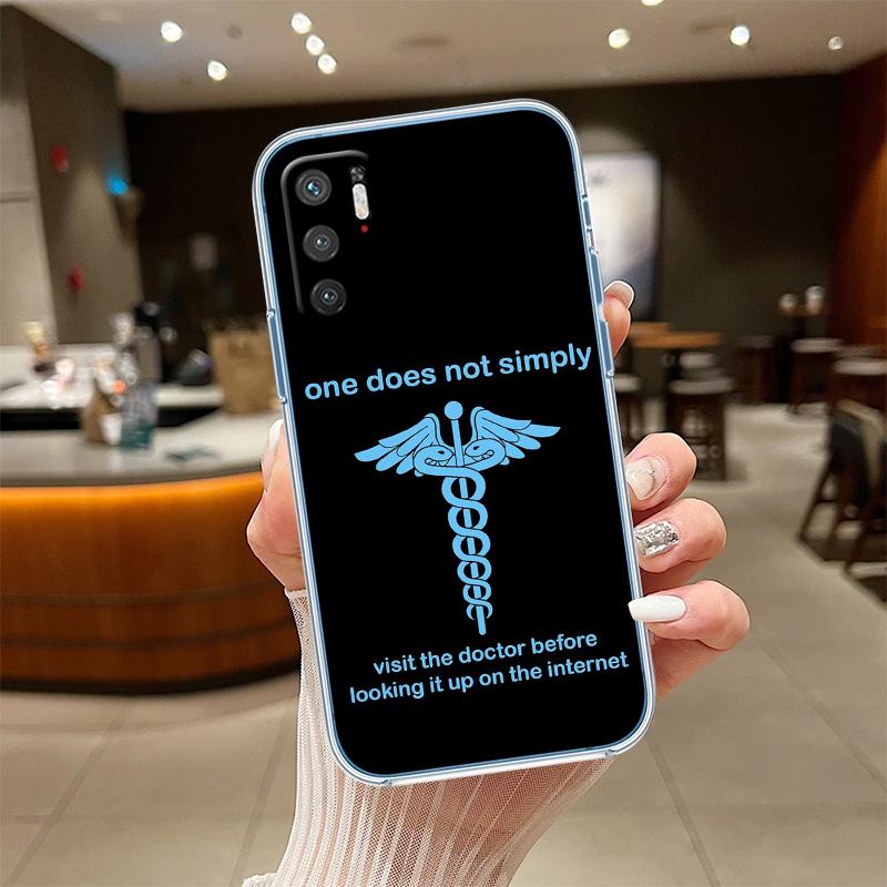 RE22 Doctor Nurse Transparent Phone Case for Motorola Moto G40 G04 G05 One Ace Action  Fusion + Plus Hyper Macro Vision Zoom