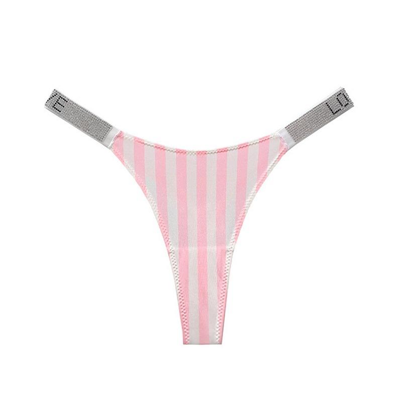 Damen Frühling und Sommer Buchstabenbohrung Sexy Fitness Sport String Unterwäsche