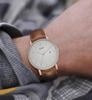 Simple Stylish Brand Popular Ultra Thin Lightweight Analog Watch Business Waterproof Quartz Arm Watch Rose Gold White [BUREI] Men's Men's -