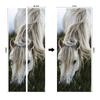 Meiji Creative Environmental Protection Stallion 3D Door Sticker Renovation Self-Adhesive Bedroom Wall Sticker Direct Sales Door Frame