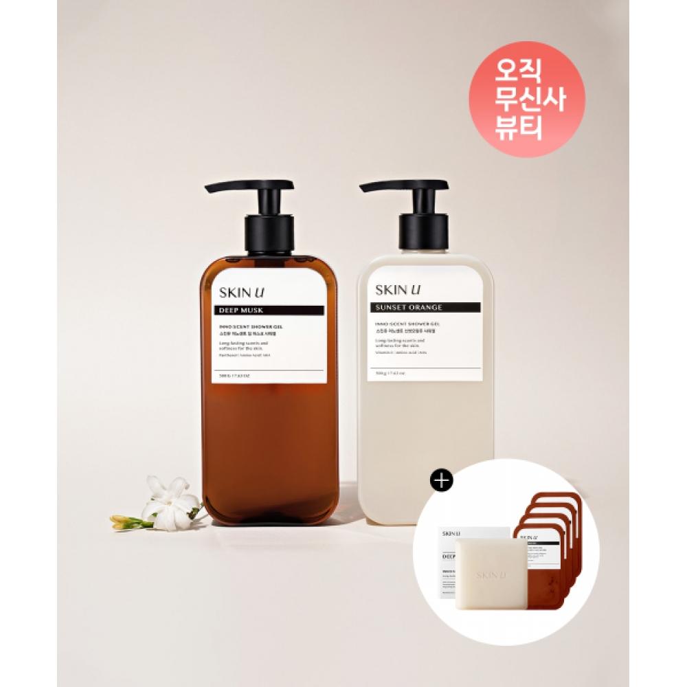 Skin U Care Shower Gel 500g 2 S + Soap bonUS Innocent
